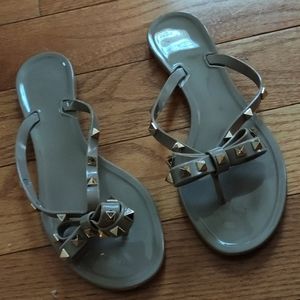 🔥Women's Sandal Flip Flop Studded Bow🔥